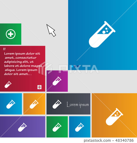chemistry icon sign. buttons. Modern interface web chemistry icon sign. buttons. Modern interface web 48340786