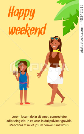 Travel Agency Color Vector Flyer with Text Space 48342113