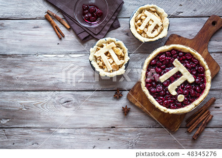 Pi Day Cherry and Apple Pies Pi Day Cherry and Apple Pies 48345276