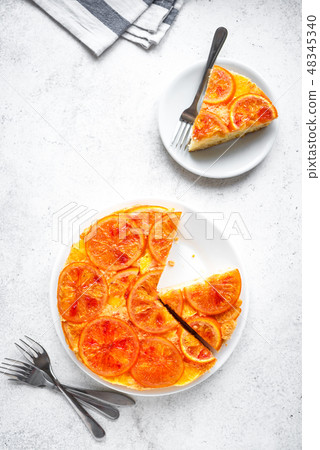 Upside down orange cake 48345340