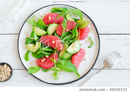 Avocado and grapefruit salad Avocado and grapefruit salad 48345533