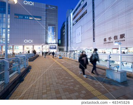 Kita-senju Station in front of the station 48345826