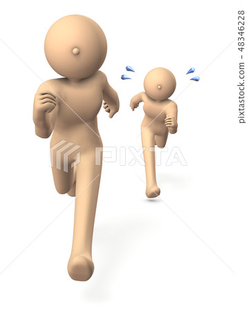 兩個角色賽車。後者勢不可擋。 48346228