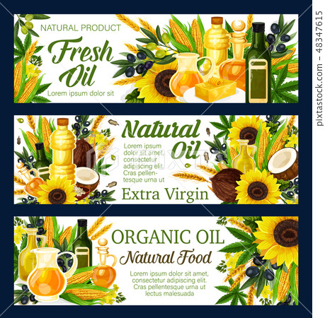 Natural sunflower and olive cooking oils 48347615