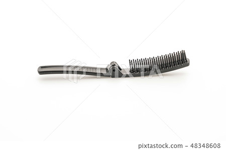comb for hair isolated on white 48348608