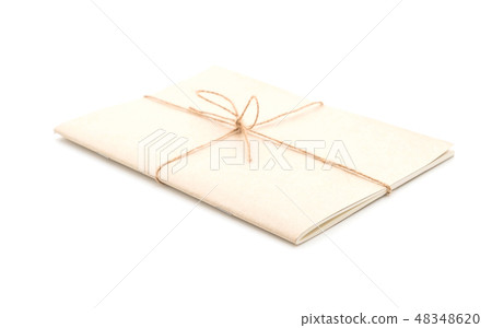 Blank notebook on white 48348620