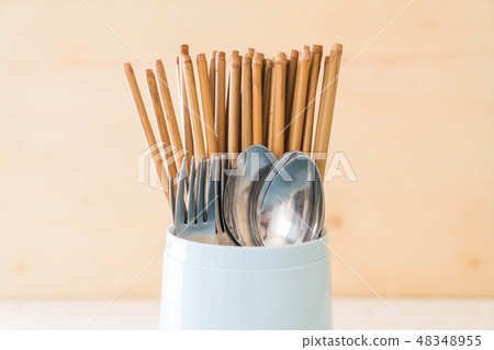 Cutlery holder chopsticks , spoon and fork Cutlery holder chopsticks , spoon and fork 48348955