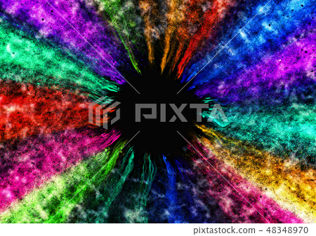 Colorful light tunnel 48348970