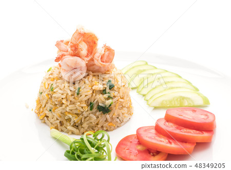 fried rice with shrimps 48349205