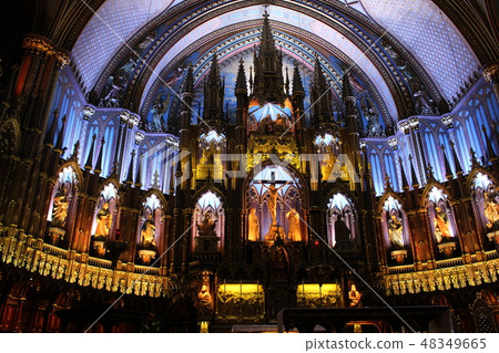 Notre Dame Cathedral Montreal Canada Notre Dame Cathedral Montreal Canada 48349665