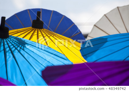Umbrellas / Paper umbrellas colorful Umbrellas / Paper umbrellas colorful 48349742