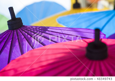 Umbrellas / Paper umbrellas colorful Umbrellas / Paper umbrellas colorful 48349743