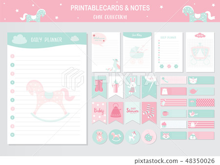 Set of animals and cute vector cards,bears,baby Set of animals and cute vector cards,bears,baby 48350026