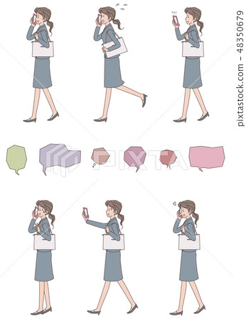Outer OL and smartphone Outer OL and smartphone 48350679