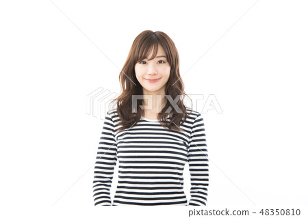 年輕的女士邊框 48350810