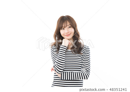 想到一個年輕的女士邊界 想到一個年輕的女士邊界 48351241