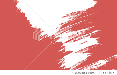 living coral, color of the 2019 year paint stroke living coral, color of the 2019 year paint stroke 48352107