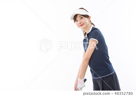 Young lady golf Young lady golf 48352780