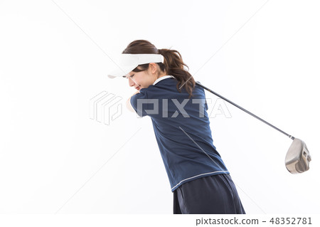 Young lady golf Young lady golf 48352781