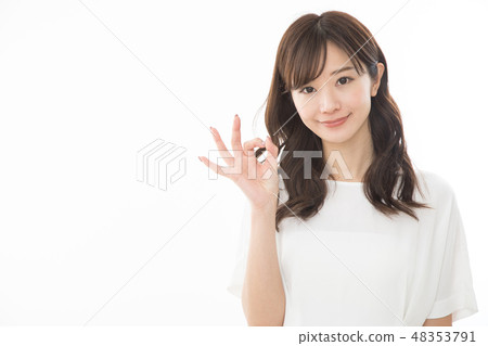 Young woman OK Young woman OK 48353791