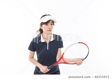 Young lady tennis Young lady tennis 48353971