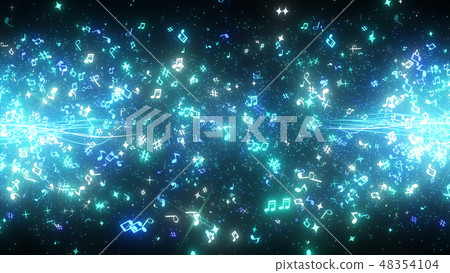 閃閃發光的粒子效果說明 48354104