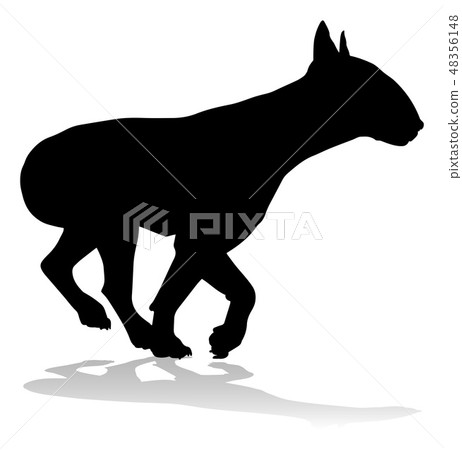 Dog Silhouette Pet Animal Dog Silhouette Pet Animal 48356148