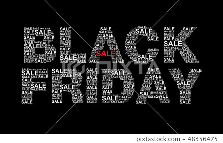 Black Friday text designed using sale text graphic Black Friday text designed using sale text graphic 48356475