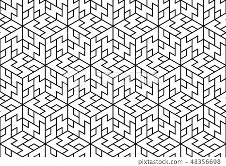 The geometric pattern with lines. Seamless vector - Stock Illustration ...