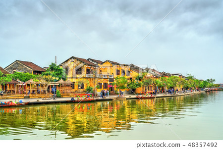 Old Quarter of Hoi An town in Vietnam 48357492
