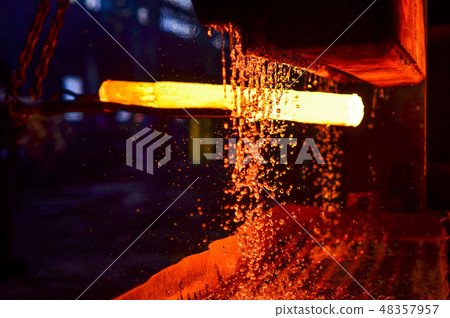 process of forging metal production heavy metal  48357957