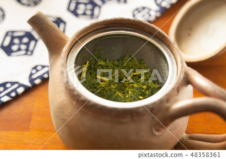茶道茶綠茶日本茶葉再利用茶葉殼 茶道茶綠茶日本茶葉再利用茶葉殼 48358361