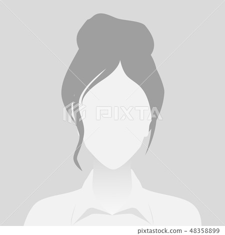 Person gray photo placeholder woman 48358899