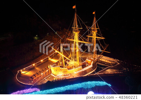 Illumination of San Juan House 48360221