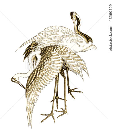 Ukiyo-e Tsuru Part 3 Gold version 48360399