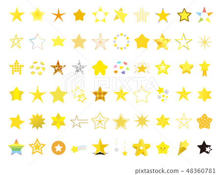 Star star icon mark material Star star icon mark material 48360781