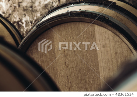 large barrels close-up large barrels close-up 48361534