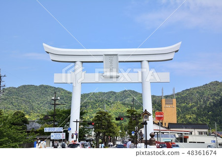 Izumo Taisha Shogun Torii Torimon Street 48361674