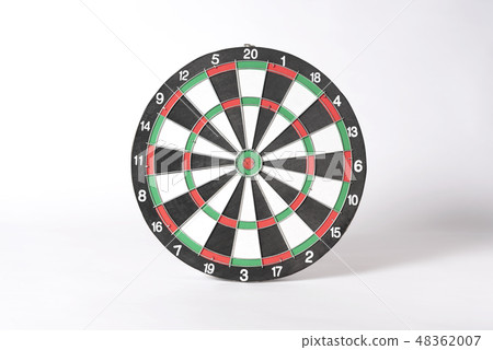target dart board on gray background. target dart board on gray background. 48362007