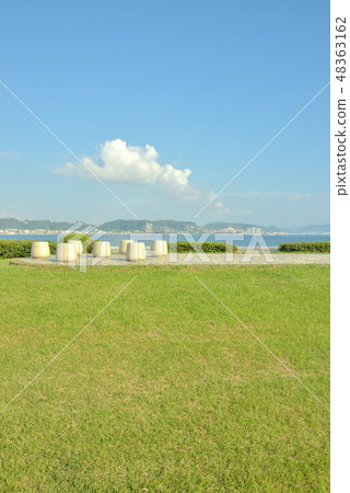 鎌倉海濱公園神奈川縣鎌倉市Sakanoshita的風景 鎌倉海濱公園神奈川縣鎌倉市Sakanoshita的風景 48363162
