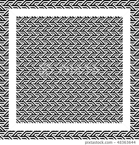 Black and white triangle line pattern background. Black and white triangle line pattern background. 48363644