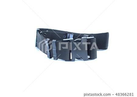 safety belt on isolated white 48366281