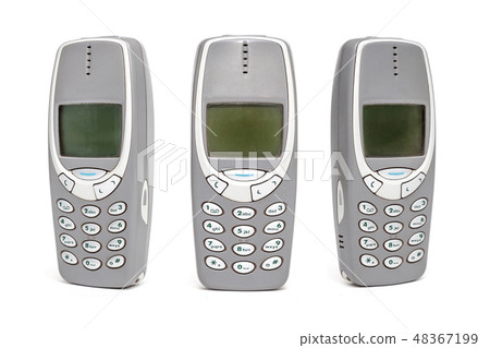 Old Mobile Phone on white background. 48367199