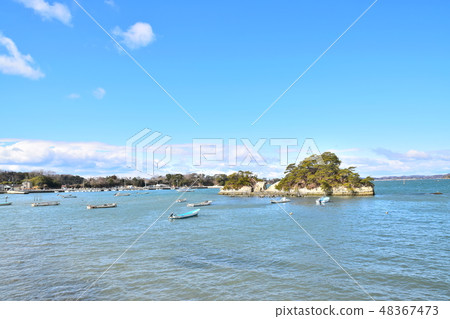 Oku Matsushima Park Line along Oku Matsushima Coast 48367473
