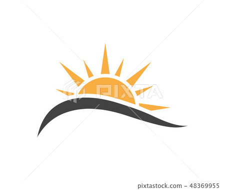 sun logo vector templates sun logo vector templates 48369955
