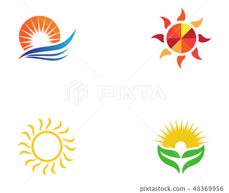 sun logo vector templates 48369956