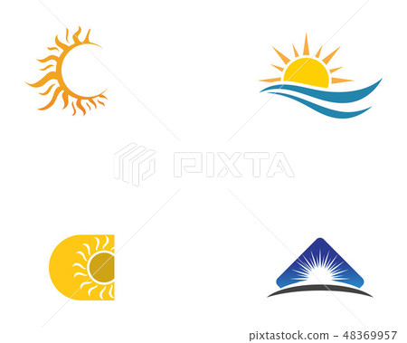 sun logo vector templates sun logo vector templates 48369957