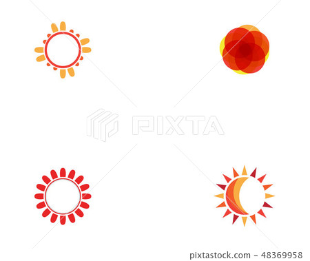 sun logo vector templates sun logo vector templates 48369958
