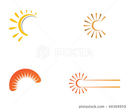 sun logo vector templates 48369959