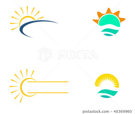 sun logo vector templates 48369960